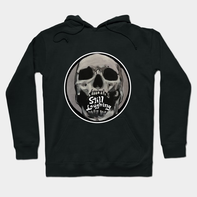 Skull Still Laughing Hoodie by rob-cure